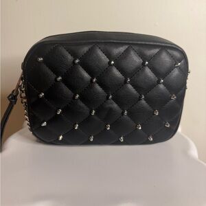 Rebecca Minkoff Black Quilted Women's Bag with Stud Accents